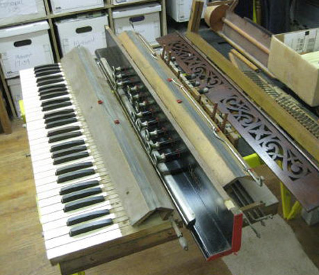 Organ Being Renovated Organ Being Renovated